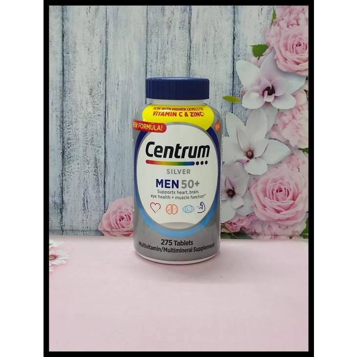 (READY) CENTRUM SILVER 50+ ISI 275 TABLETS/CENTRUM MEN/VITAMIN PRIA KODE 426