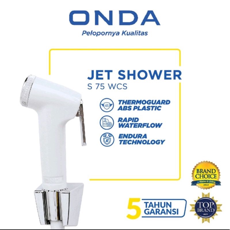 ONDA Jet Shower Cebok Bidet S 75 WCS