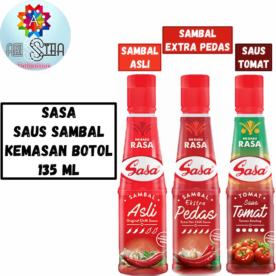

Sasa Saus Sambal Kemasan Botol 135 ML