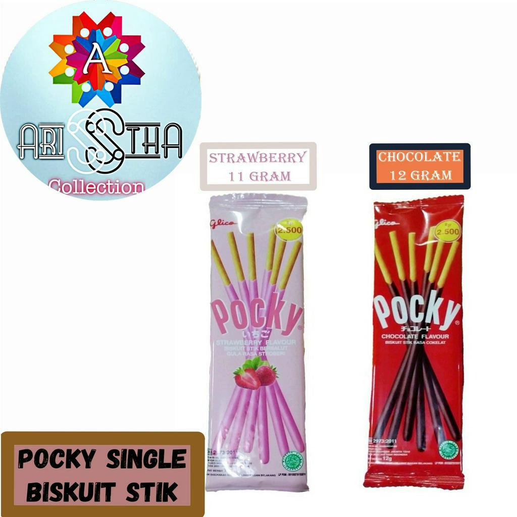 

Pocky Kemasan Ekonomis Strawberry dan Cokelat - 11 Gram - 12 Gram -