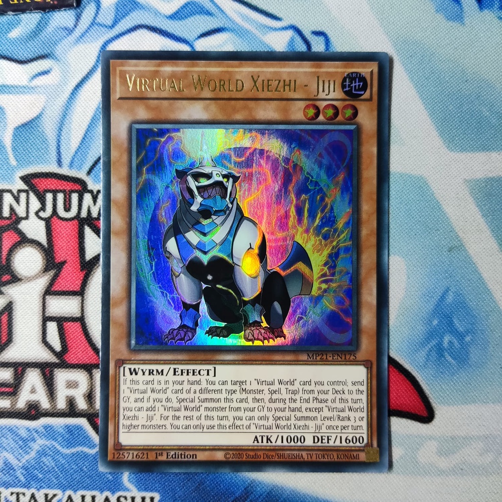 yugioh virtual world xiezhi jiji MP21 ultra rare 1st original