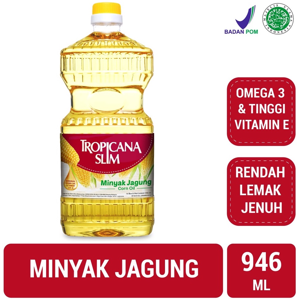 

Harga termurah Tropicana Slim Minyak Jagung 946ml - 100% Pure Corn Oil N0P