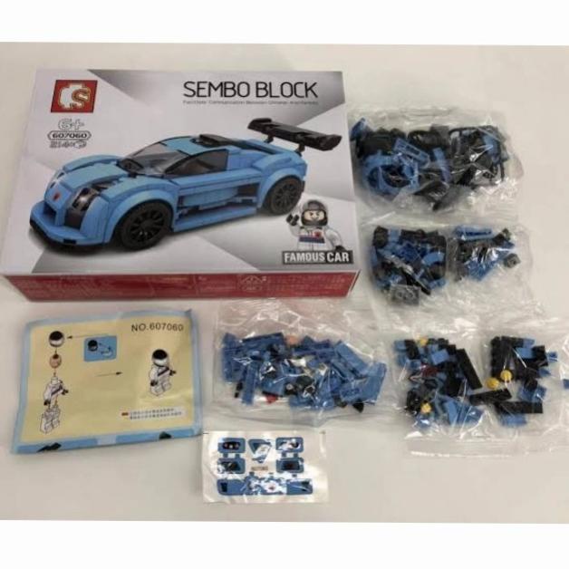 Sembo Block Famous Car Sedan - Mainan Lego Brick Mobil Anak Blocks