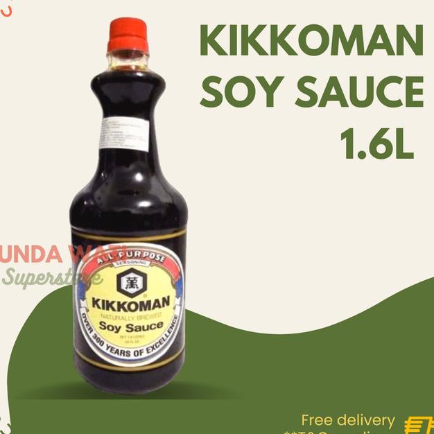 

Kikkoman Soy Sauce - Shoyu - All Purpose Seasoning 1.6 L