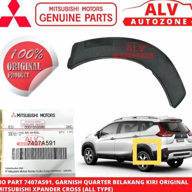 Spoiler Garnish Over Fender Belakang Kiri Ori Xpander Cross 7407A591