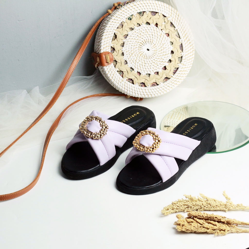 Sandal Wanita Wedges Platform BAN Silang JJ 10
