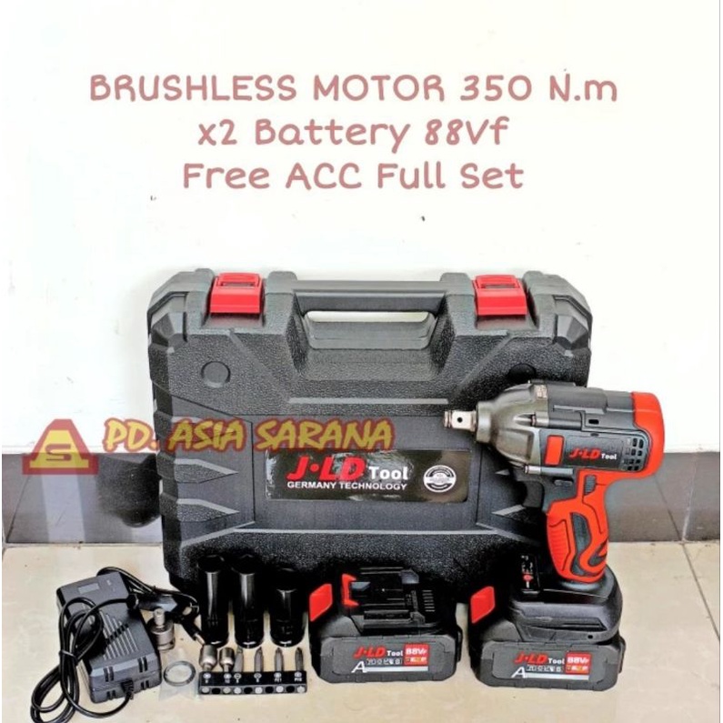 IMPACT BRUSHLESS JLD 88VOLT 2 BATERAI