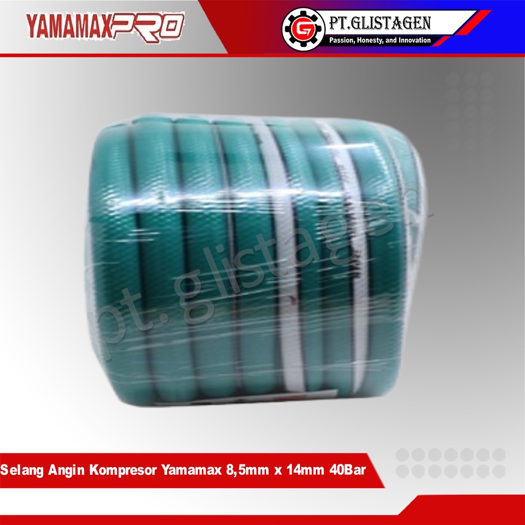 YAMAMAX Selang Angin Kompressor Kompresor 100Mtr (8,5mm x 14mm 40Bar)