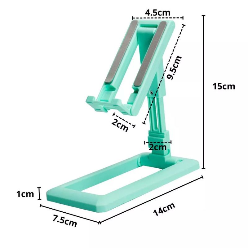 DUDUKAN SANDARAN HANDPHONE FOLDING DESKTOP HP/STAND HOLDER HP TEMPAT WADAH  MURAH PREMIUM IMPORT KUAT