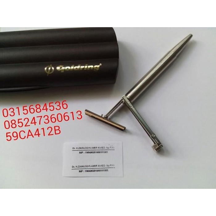 

Stempel Pena Stempel Bolpoint Trodat Goldring Stamp Pen 302104 068