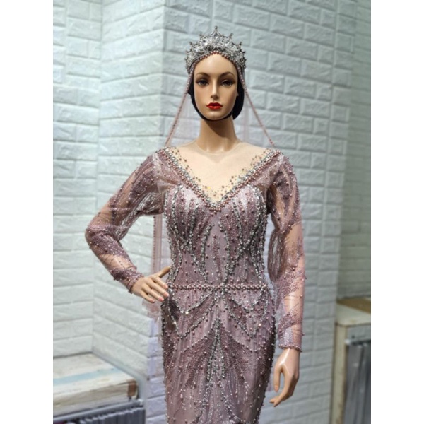 kebaya pengantin slim