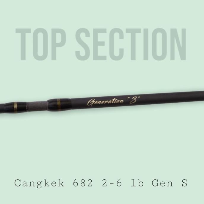 NEW  top section Tips joran relix cangkek 682 2-6 lb Spining Gen S