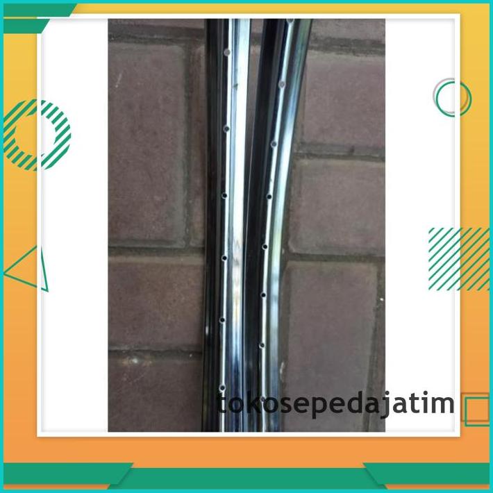 POPULER VELG RIMS SEPEDA ONTHEL UKURAN 28 BARU 32 ATAU 40 HOLE 