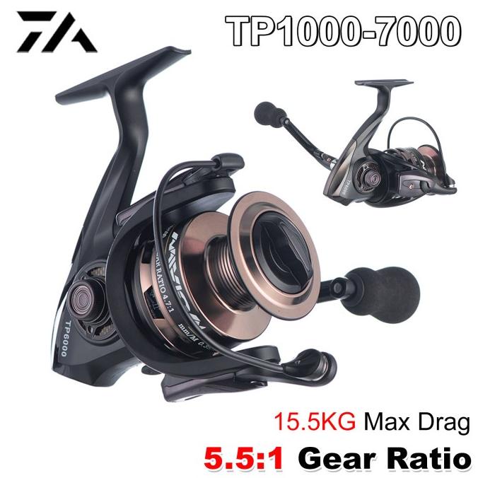 NEW  LODaiwa Spinning Reel 1000-7000 Ukuran Memancing Reel 15KG Max Drag