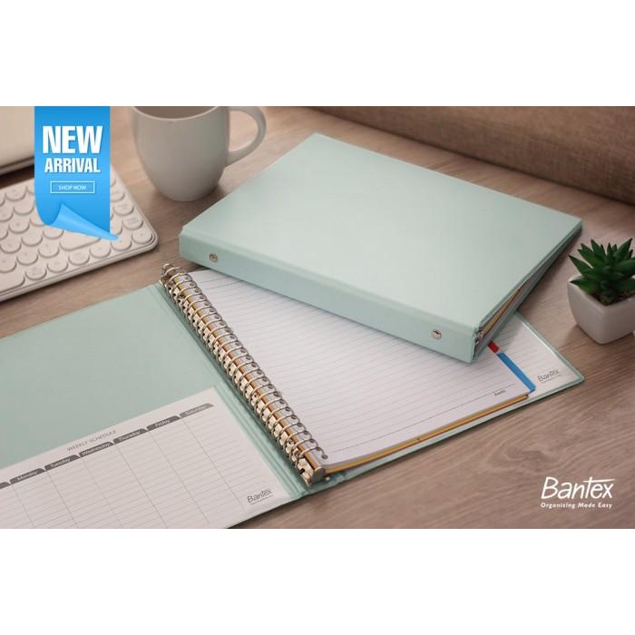 

Best Seller Bantex Multiring Binder 26 Ring 25Mm B5 Cool Aqua1326 76