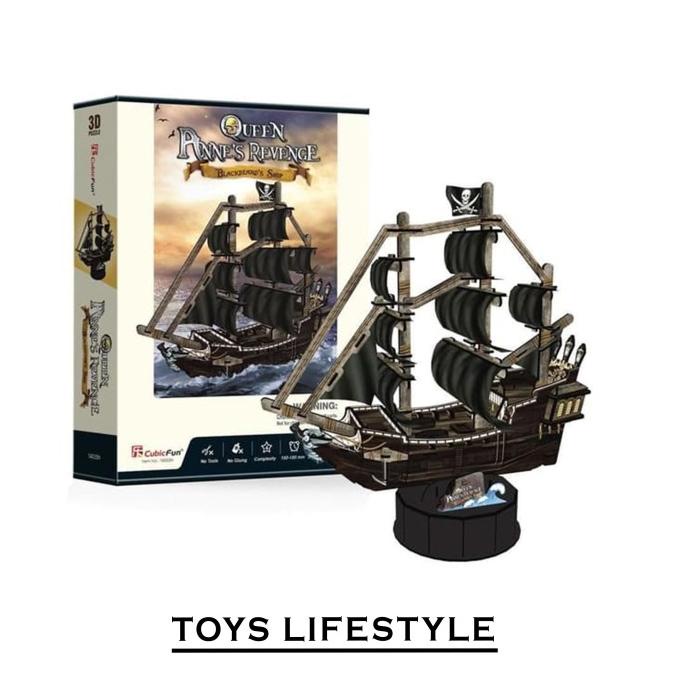 Cubicfun 3D Puzzle Queen Anne's Revenge (S)