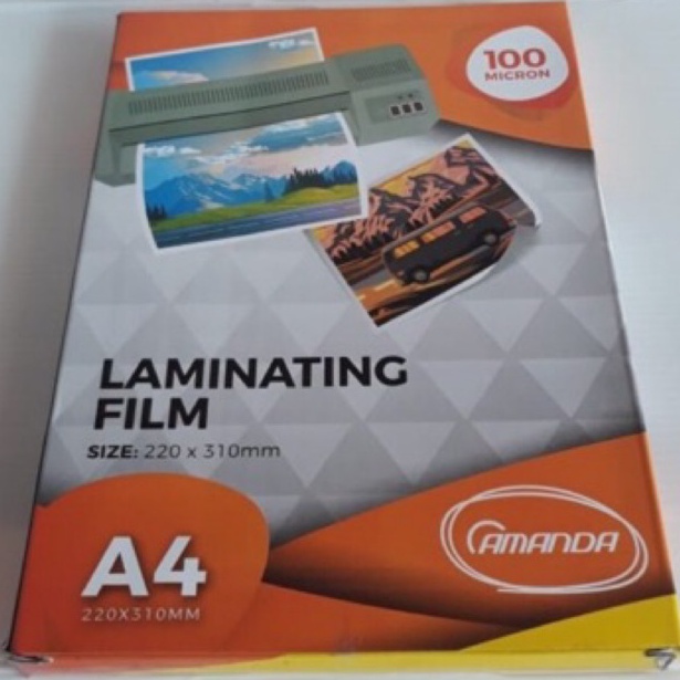 

58 PLASTIK LAMINATING A4 / LAMINATING A4 AMANDA 100 micron Murah Banget ̿̿̿