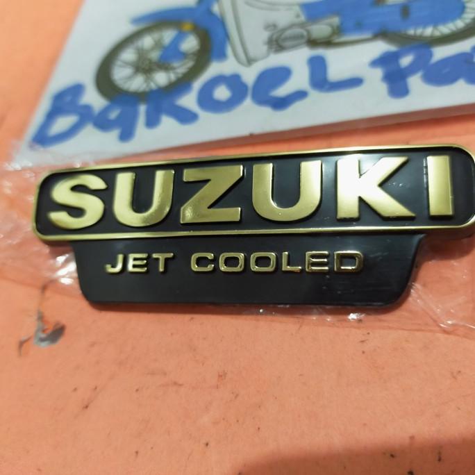 Emblem Logo Suzuki Jet Cooled Body Cover Belakang Lampu Rc80 Rc100 Rc | Murah