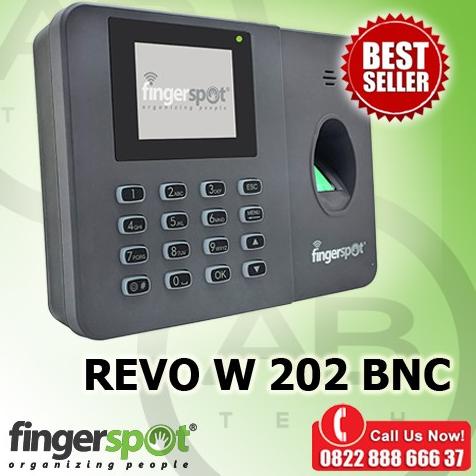Mesin Absensi Fingerspot Revo W-202BNC (Wifi + Battery)