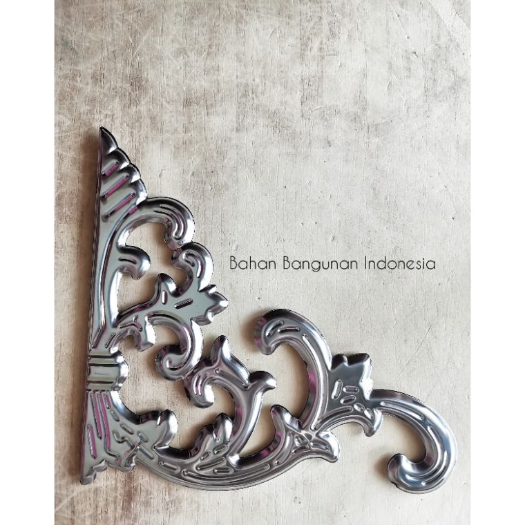 Terbatas ORNAMEN AKSESORIES PAGAR STAINLESS Bunga Mahkota G9H