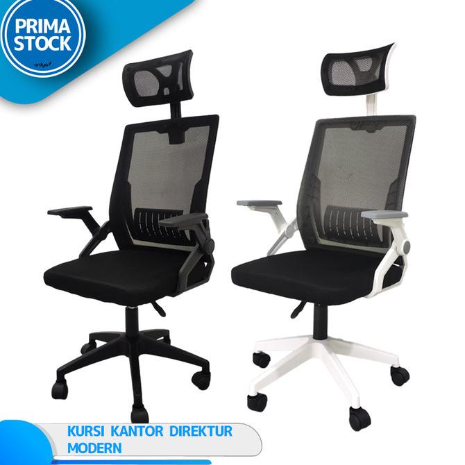 KURSI KANTOR MINIMALIS DIREKTUR MANAGER OFFICE JARING MESH MODEL KOREA