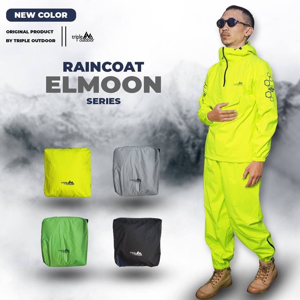 RAINCOAT KANGURU, RAINCOAT ELMOON SERIES, JAS HUJAN, RAINCOAT MOTOR, JAS HUJAN MOTOR PRIA WANITA, RA