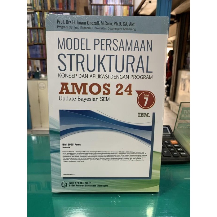 Best Seller Buku Model Persamaan Struktural Konsep Dan Aplikasi Amos 24 Ori