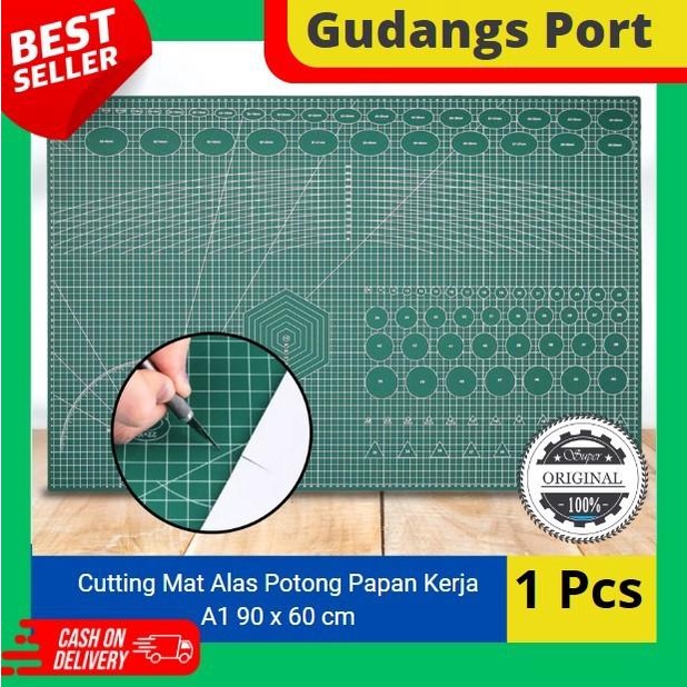 

Best Seller Alas Potong Papan Kerja Pvc Working Pad Cutting Mat A1 90 X 60 Cm
