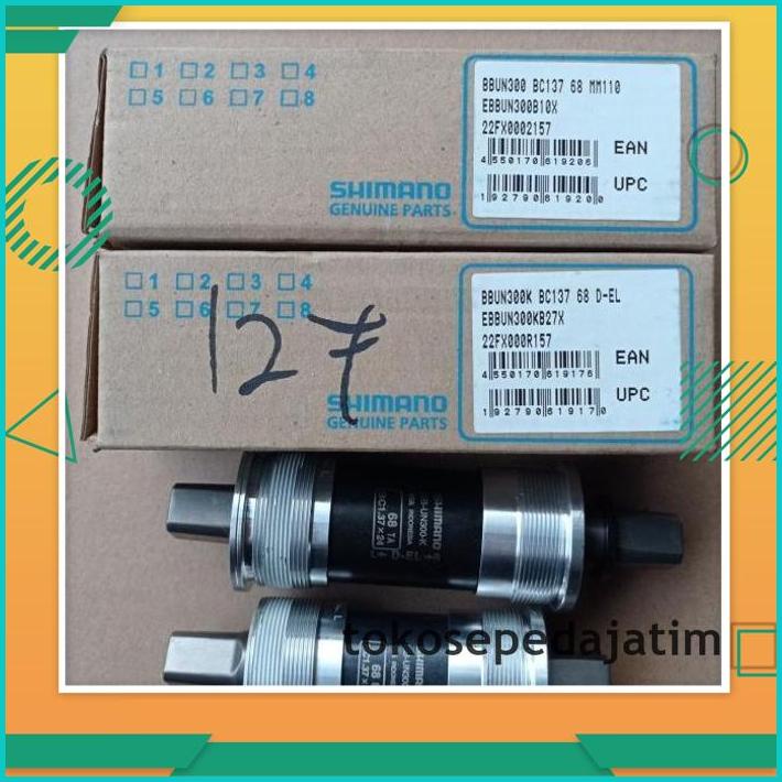 DISKON BOTTOM BRACKET SHIMANO BB KOTAK BEARING UN300 113 MM 