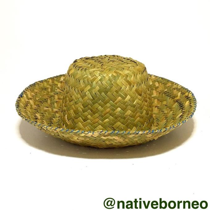 Topi Purun, Topi Anyam, Topi Anyaman, Topi Rotan, Topi Pandan Etnik hen