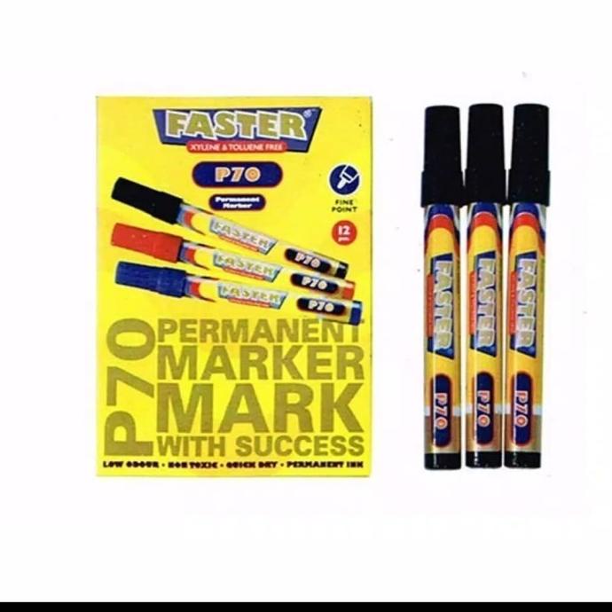 

[ PER PCS ] SPIDOL PERMANENT MARKER FASTER P70