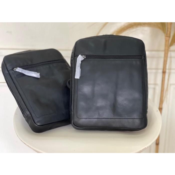 Fossil Kenton Black Selempang Man Bag Original