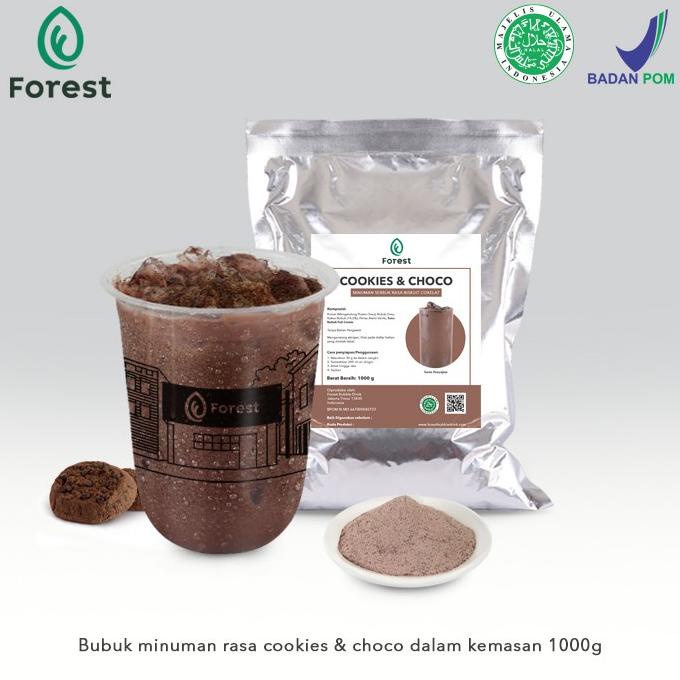 

Bubuk Minuman COOKIES AND CHOCO Powder - FOREST Bubble Drink
