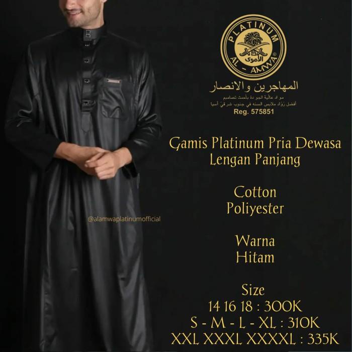Gamis Pria Xxl Xxxl Xxxxl - Jubah Jumbo Pria Dewasa Platinum Al-Amwa