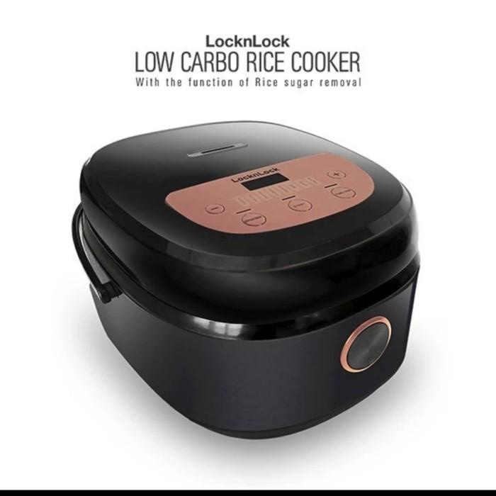 Lock N Lock Low Carbo Rice Cooker Ejr328Blk 2L