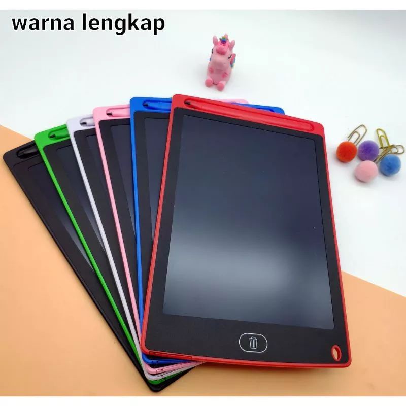 LCD Drawing Writing Tablet 8.5 Inch/Papan Tulis Hapus Board Digital Pad Edukasi LCD Writing Viral