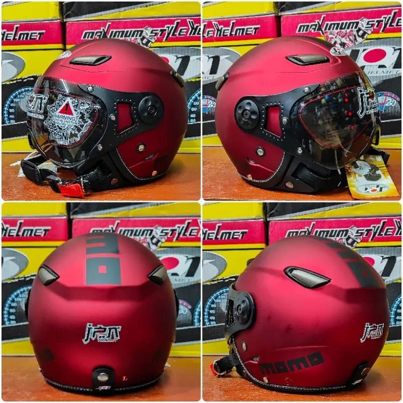 HELM BOGO RETRO JPN MOMO ORIGINAL PRODUK