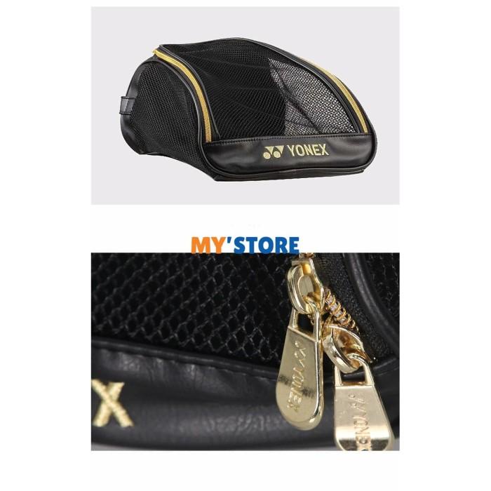 Tas Sepatu Yonex Shoes Bag 815Cr Jaring Hitam Transparan