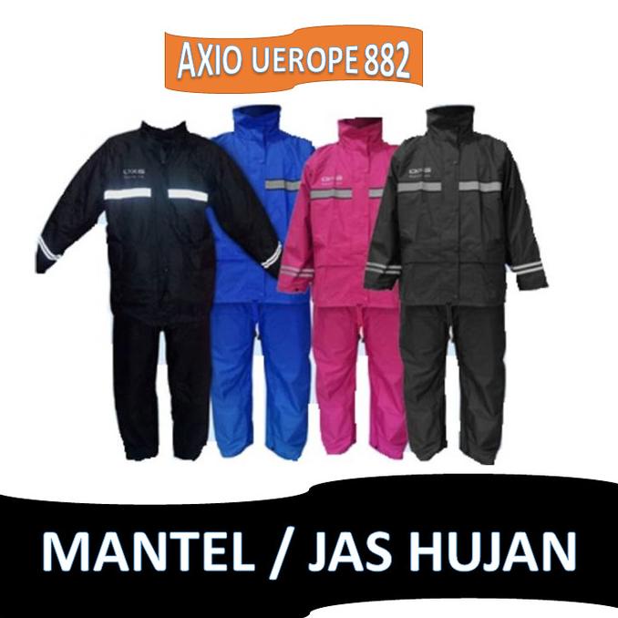 Mantel Jas hujan Axio 882 Europe Original Ukuran S M L XL XXL XXXL