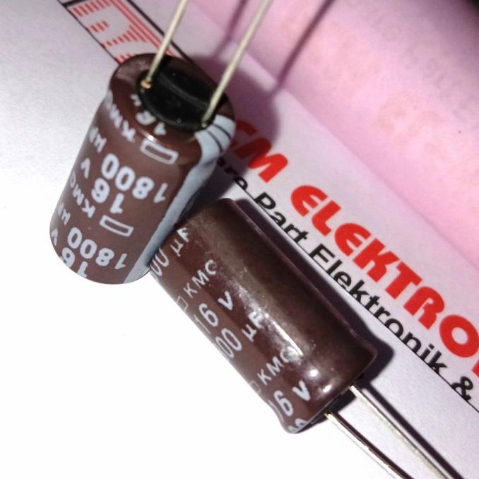 1.800uf 16v 1.800 uf 1800uf 1800 16 v Elko Kapasitor pcmelektrob9090 Juara