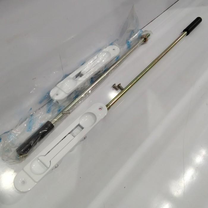 Grendel Flush Bolt Dekkson Fb508 Grendel Putih Slot Tanam Pintu Alumunium