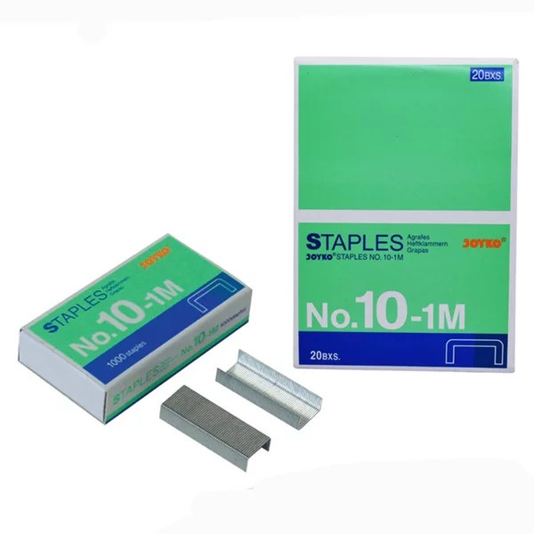 

STAPLES JOYKO NO. 10 KECIL ISI STAPLER REFILL ANAK HEKTER NO.10-1M