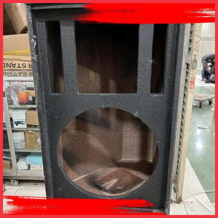 (TURB) BOX SPEAKER MONITOR 15 INCH KAYU TRIPLEK TEKSTUR JERUK