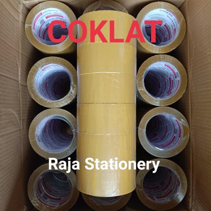 

Lakban Nachi 2 Inch 100 Yard 48Mm Opp Bening Coklat Tape 1 Dus 72 Roll