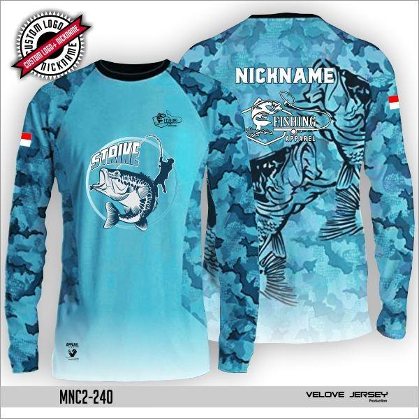 Jersey Mancing / Baju Fishing Original Digital Printing Terbaru Mnc240 032