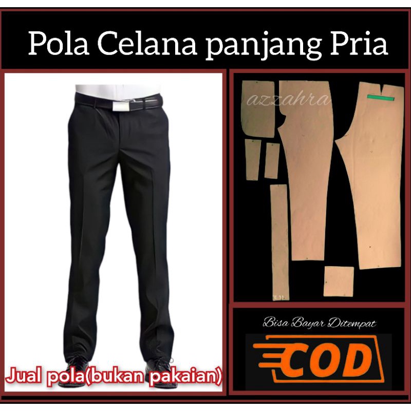 POLA CELANA PANJANG PRIA, POLA INSTAN