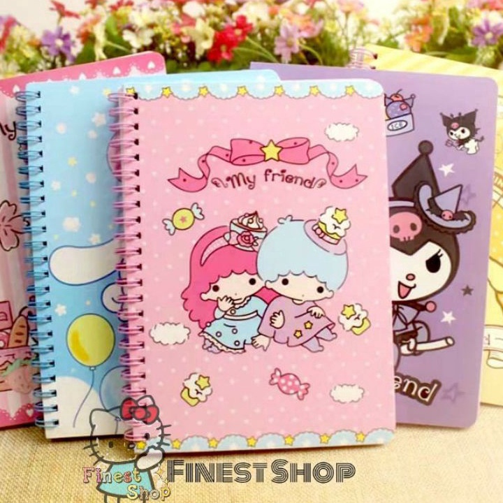 

Pasti Untung Diary Kunci Kode Gembok Binder Besi A5 Cover PVC Transparan Notebook Diary Spiral Ring Book Girl Stella Bunny Rabbit Ungu Pink Purple Lover Colorfull Memo Sobek Buku Catatan Anak Kampus Kuliah Sekolah School Diary