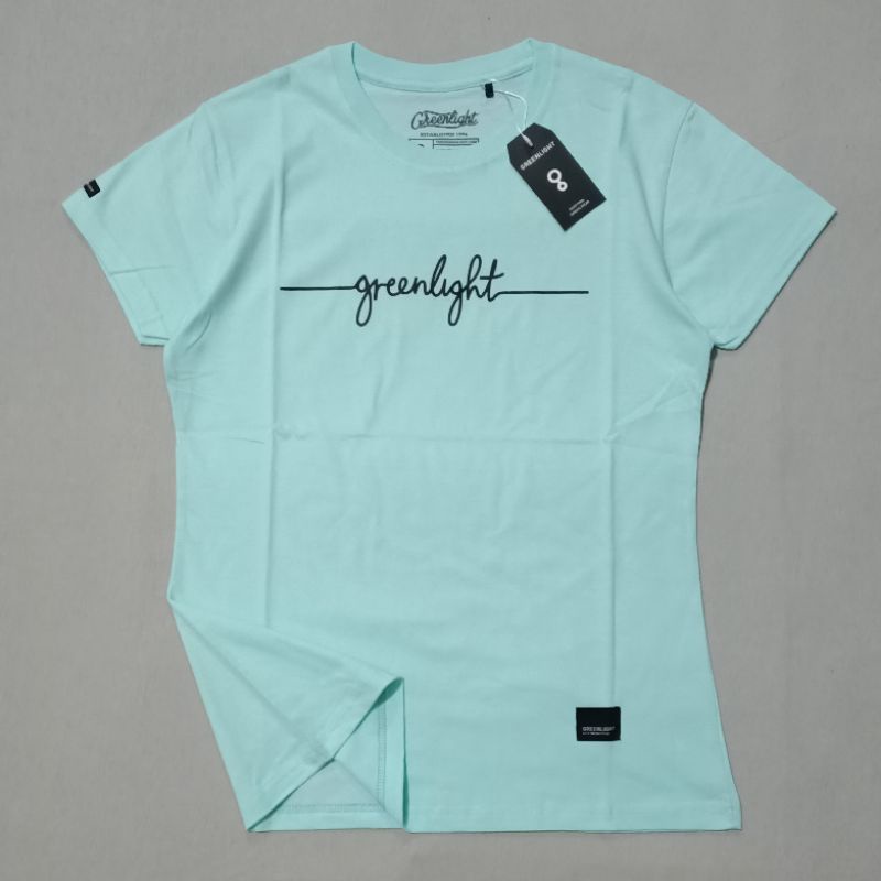 (GRATIS STIKER) Kaos Greenlight Cewek Size M L XL Warna Baju Wanita T-shirt Branded Original 0419