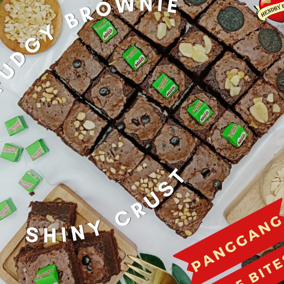 

Klaim promo Brownies Sekat 25 / Brownis Skat Panggang Shiny Crust Kacang Milo Cube Oreo Almond Keju Kacang Ukuran 20x20cm