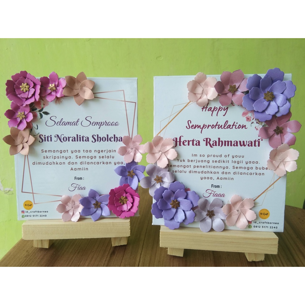 Papan Karangan Bunga Papan Mini Papan Bunga Ucapan